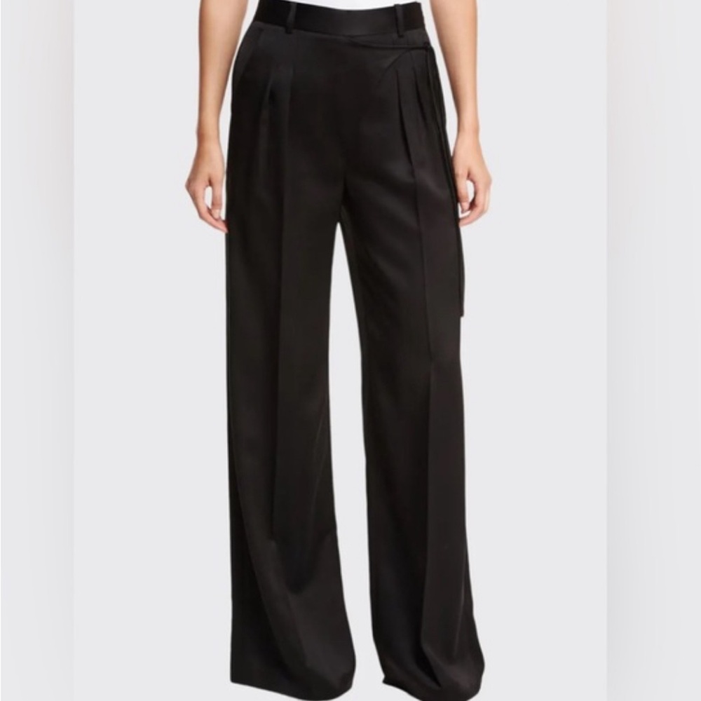 EUC T By Alexander Wang Wide-Leg wrap front side tie pants
